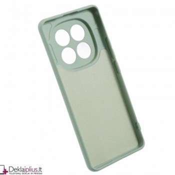 Liquid Air silikoninis dėklas su kameros apsauga - šviesiai žalias (Xiaomi Redmi Note 14 Pro 4G/5G/Note 14 Pro Plus/Poco X7 5G)